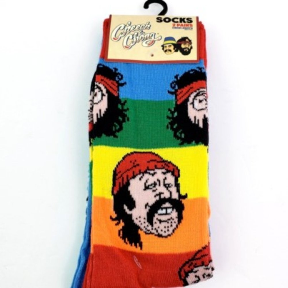 Cheech & Chong Crazy Socks two pairs